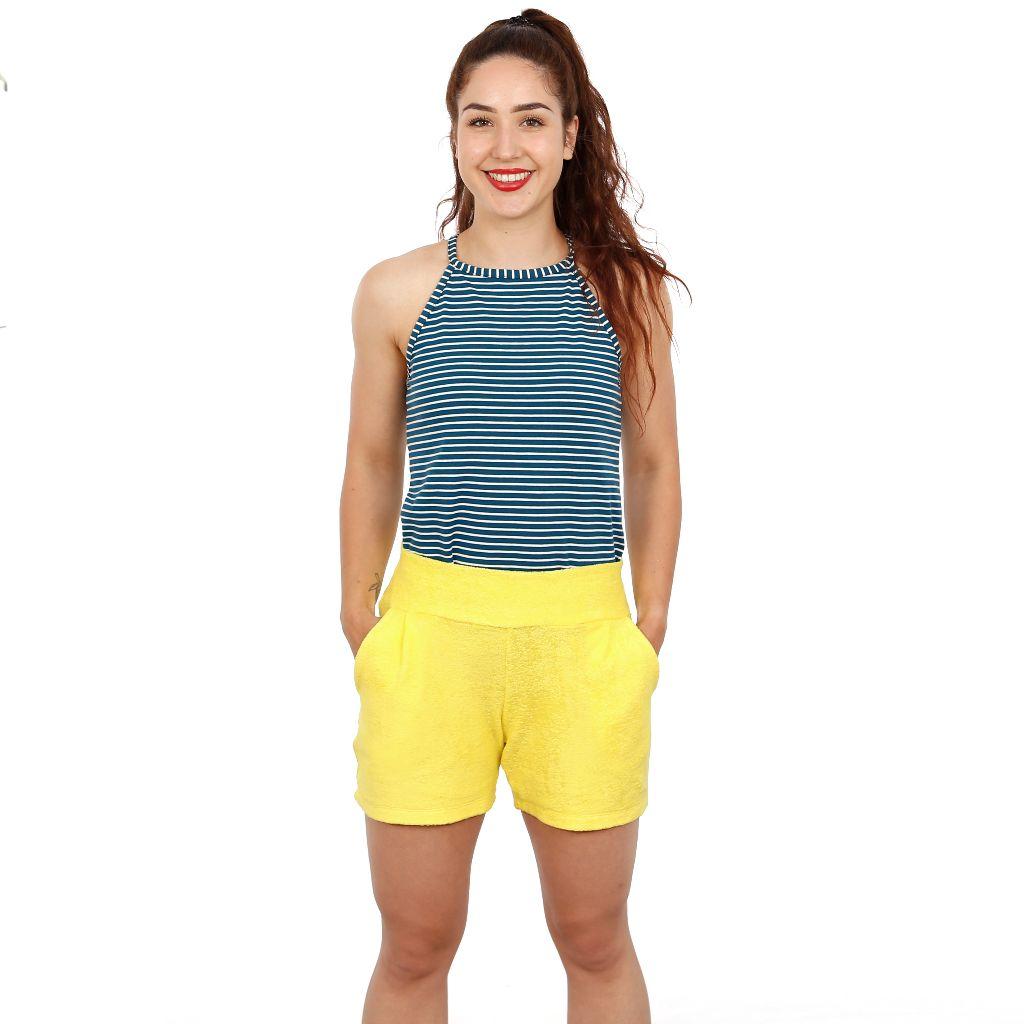 Papierschnittmuster Shorts Frau Gesa XS-XXL